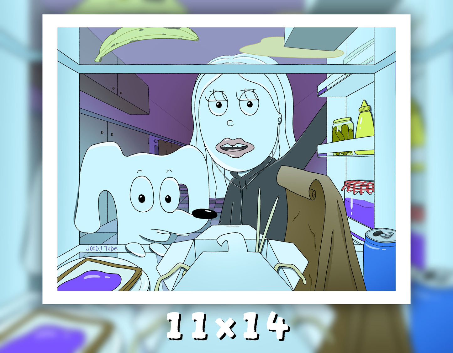 Fridge Finds Art Print