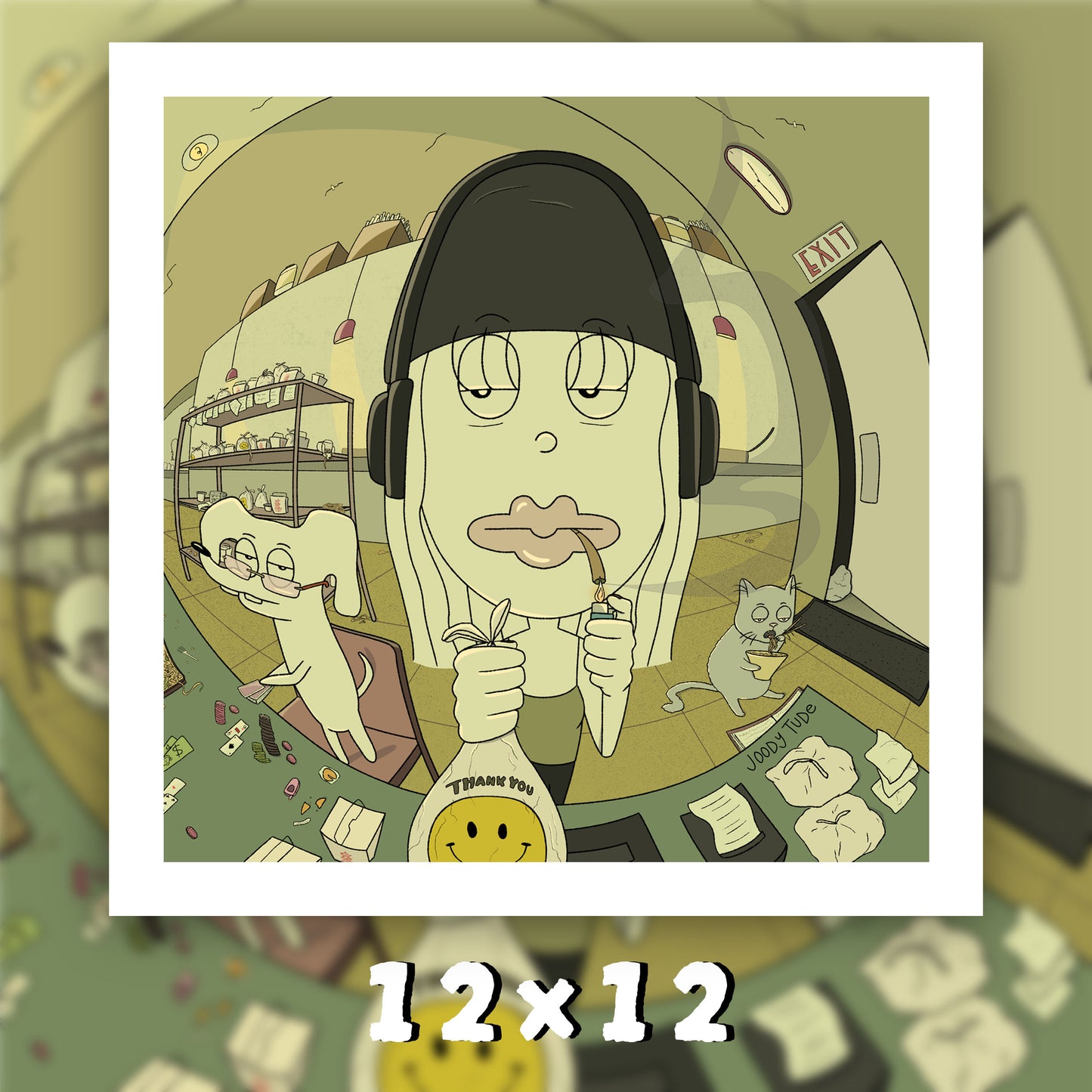 Late Night Takeout Art Print