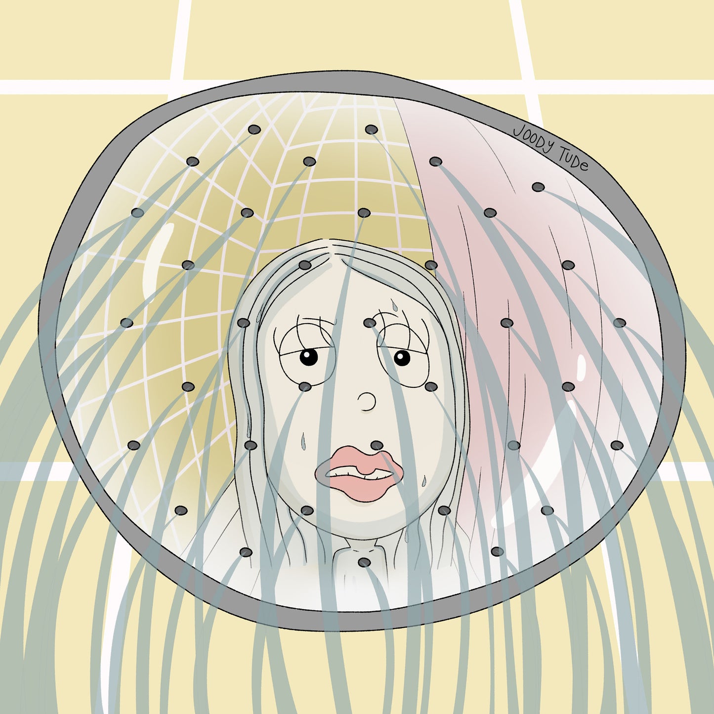 Shower Reflections Art Print