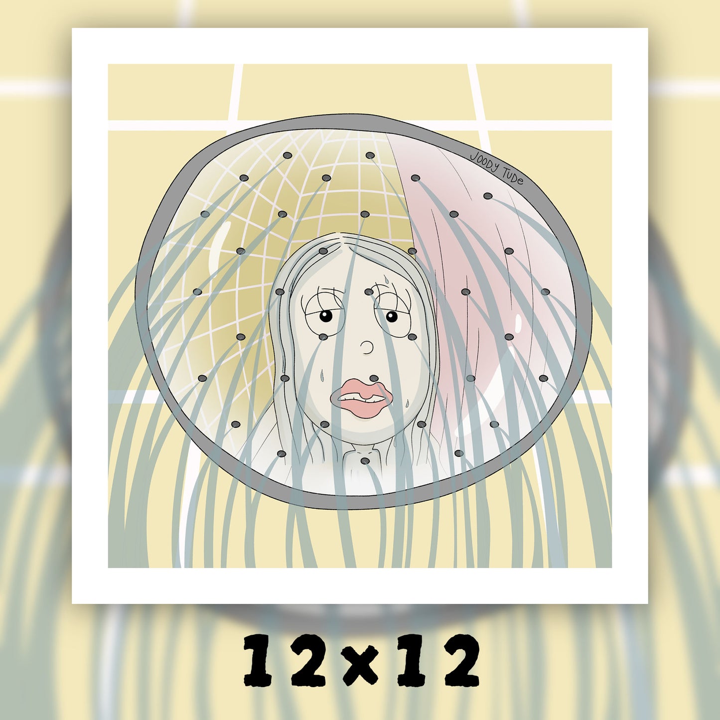 Shower Reflections Art Print