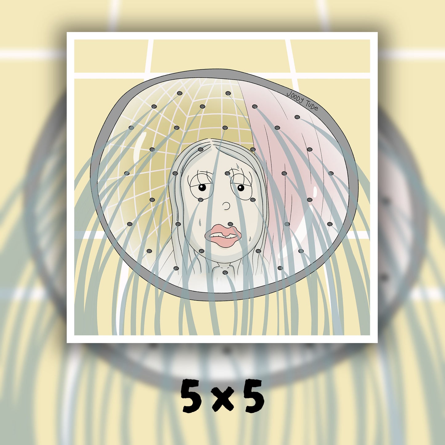 Shower Reflections Art Print