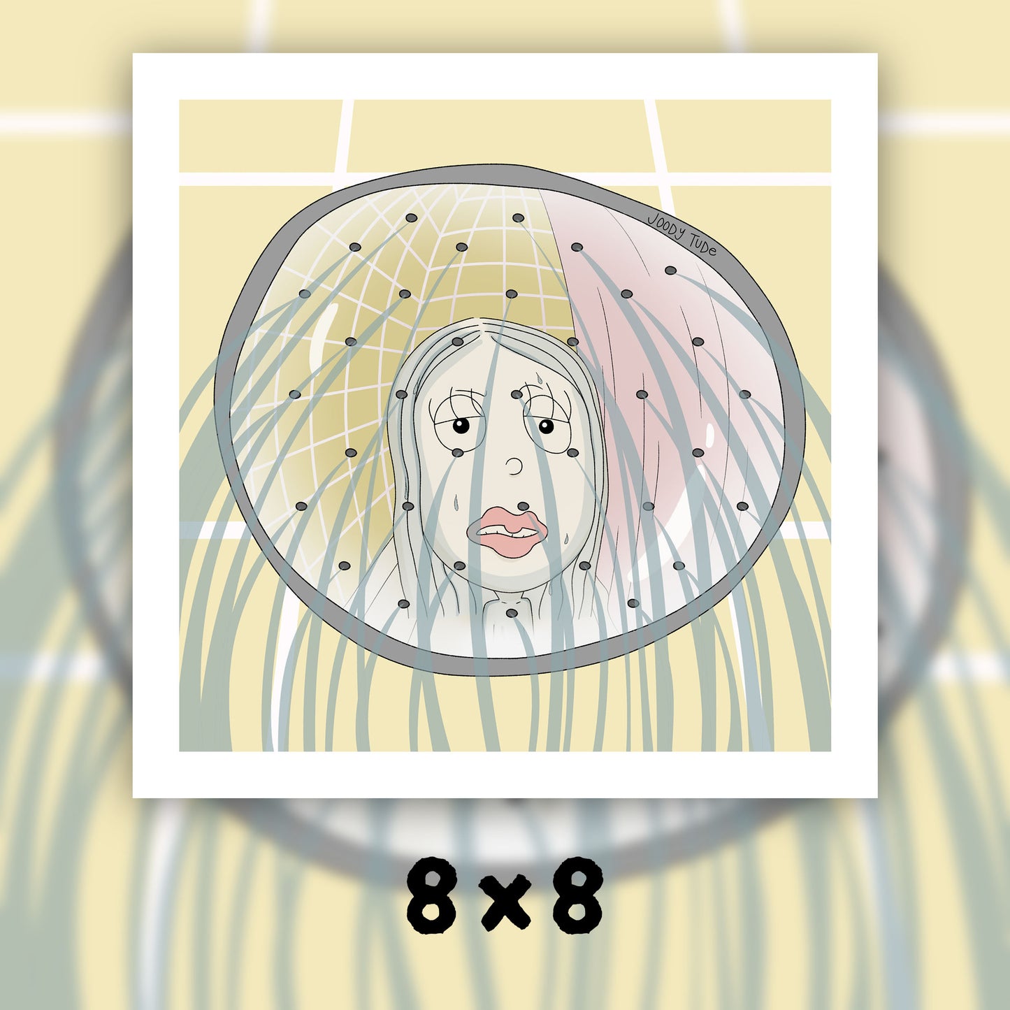 Shower Reflections Art Print